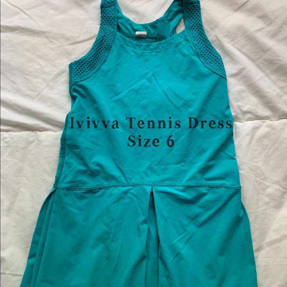 Teal Ivivva Tennis Dress Size 6